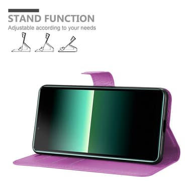 Sony Xperia 10 II Deksel Etui Case (lilla)