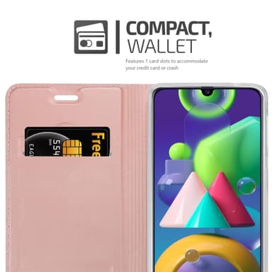 Samsung Galaxy M31 lommebokdeksel etui (rosa)