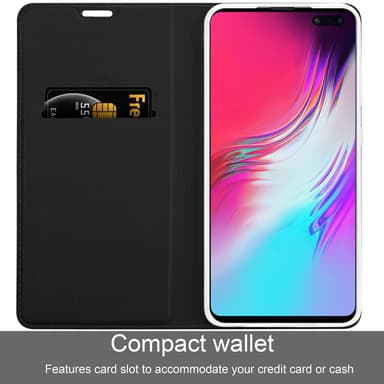 Samsung Galaxy S10 5G lommebokdeksel etui (svart)