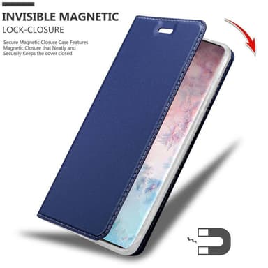 Samsung Galaxy NOTE 10 PLUS lommebokdeksel etui (blå)