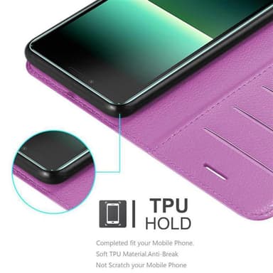 Sony Xperia 10 II Deksel Etui Case (lilla)