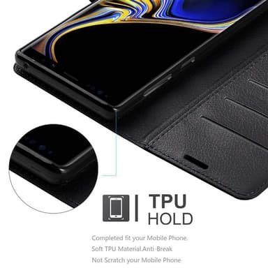 Samsung Galaxy NOTE 9 Deksel Etui Case (svart)