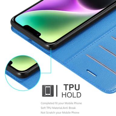 iPhone 14 Deksel Etui Case (blå)
