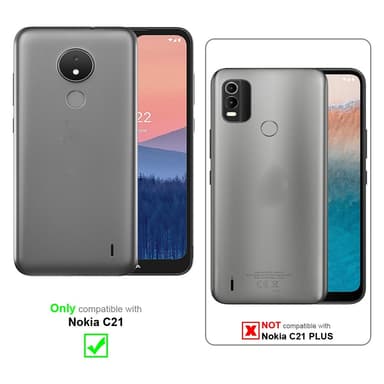 Nokia C21 lommebokdeksel etui (svart)