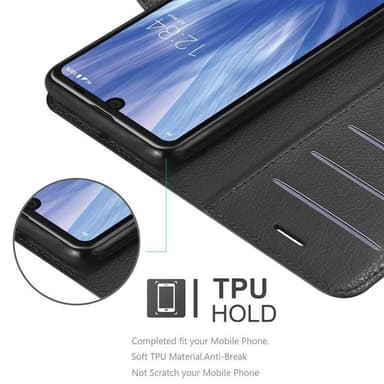 Sharp Aquos R3 Deksel Etui Case (svart)