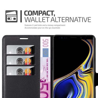 Samsung Galaxy NOTE 9 Deksel Etui Case (svart)