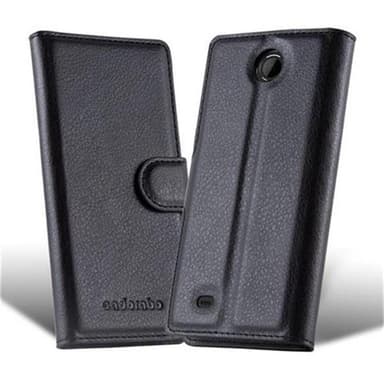 HTC Desire 300 Deksel Etui Case (svart)