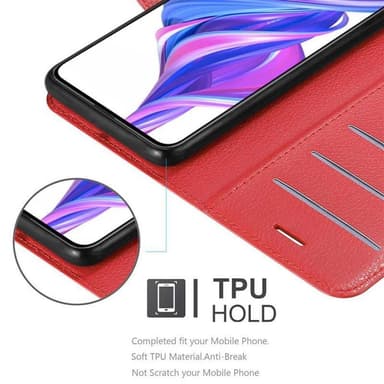 Honor 9X PRO Deksel Etui Case (rød)
