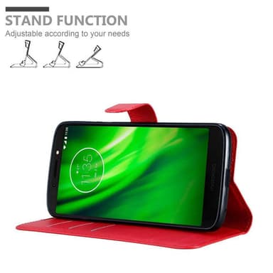 Motorola MOTO E5 / G6 PLAY Deksel Etui Case (rød)
