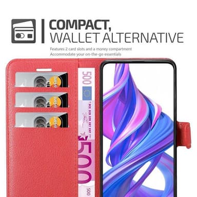 Honor 9X PRO Deksel Etui Case (rød)