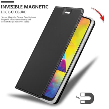Samsung Galaxy M21 / M30s lommebokdeksel etui (svart)