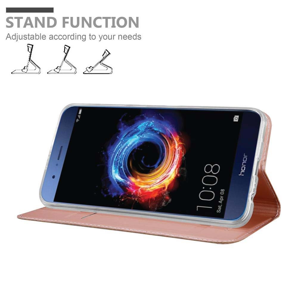 Honor 8 PRO lommebokdeksel etui (rosa)