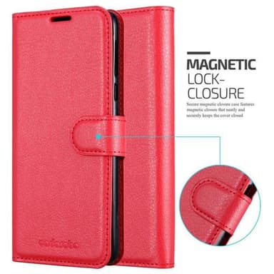 Motorola MOTO E5 / G6 PLAY Deksel Etui Case (rød)
