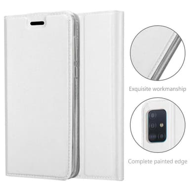Samsung Galaxy A51 4G / M40s lommebokdeksel etui (sølv)