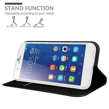 Honor 6 PLUS lommebokdeksel etui (svart)