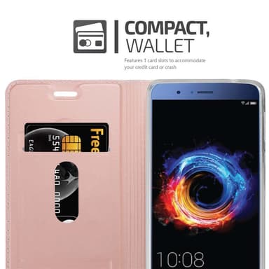 Honor 8 PRO lommebokdeksel etui (rosa)