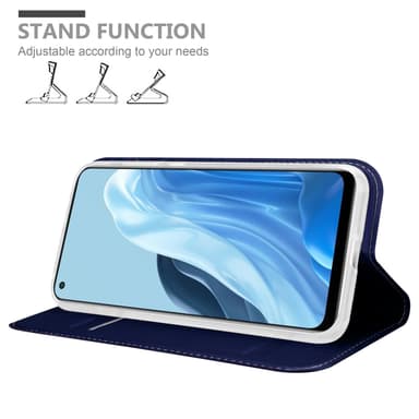 Oppo FIND X5 LITE / Reno7 5G lommebokdeksel etui (blå)