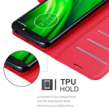 Motorola MOTO E5 / G6 PLAY Deksel Etui Case (rød)