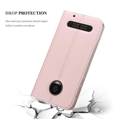 Motorola MOTO Z2 lommebokdeksel etui (rosa)