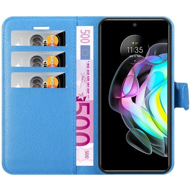 Motorola EDGE 20 Deksel Etui Case (blå)