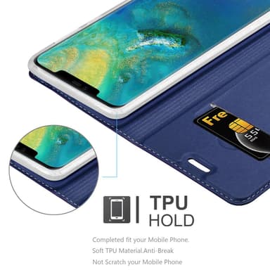 Huawei MATE 20 PRO lommebokdeksel etui (blå)