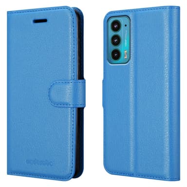 Motorola EDGE 20 Deksel Etui Case (blå)