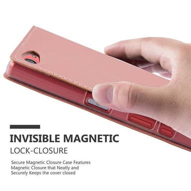Sony Xperia Z5 COMPACT lommebokdeksel etui (rosa)