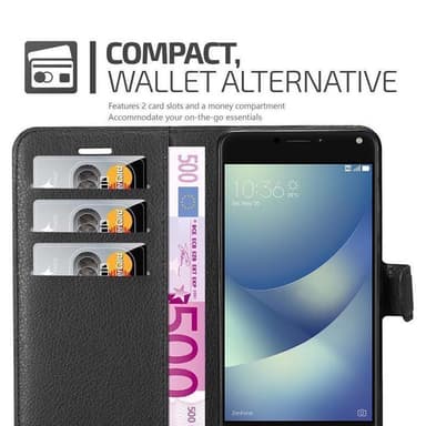 Asus ZenFone 4 MAX (5.5 tomme) Deksel Etui Case (svart)