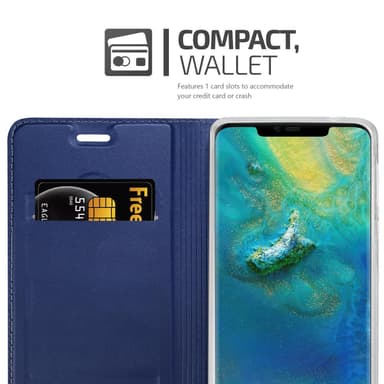 Huawei MATE 20 PRO lommebokdeksel etui (blå)