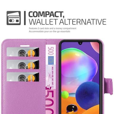 Samsung Galaxy A31 Deksel Etui Case (lilla)