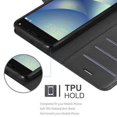 Asus ZenFone 4 MAX (5.5 tomme) Deksel Etui Case (svart)