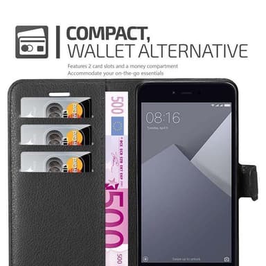 Xiaomi RedMi NOTE 5A Deksel Etui Case (svart)