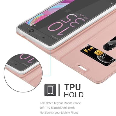 Sony Xperia XA lommebokdeksel etui (rosa)