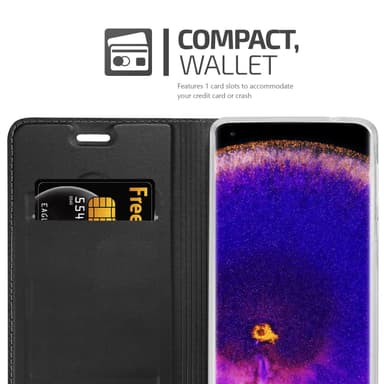 Oppo FIND X5 PRO lommebokdeksel etui (svart)