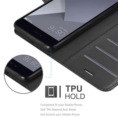 Xiaomi RedMi NOTE 5A Deksel Etui Case (svart)