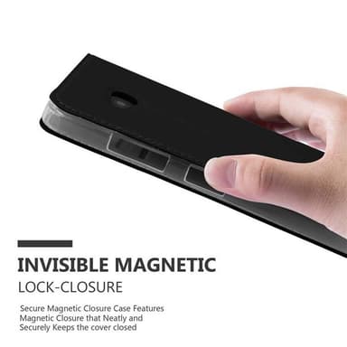 Nokia Lumia 640 lommebokdeksel etui (svart)