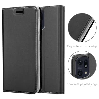 Oppo FIND X5 PRO lommebokdeksel etui (svart)
