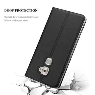 Huawei MATE S lommebokdeksel etui (svart)