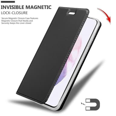 Samsung Galaxy S21 PLUS lommebokdeksel etui (svart)