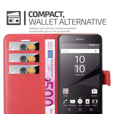 Sony Xperia Z5 PREMIUM Deksel Etui Case (rød)