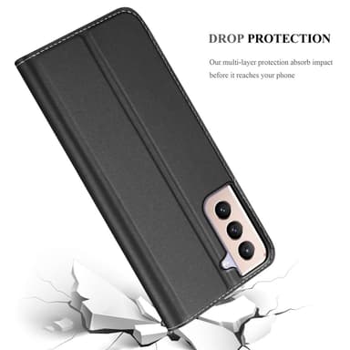 Samsung Galaxy S21 PLUS lommebokdeksel etui (svart)