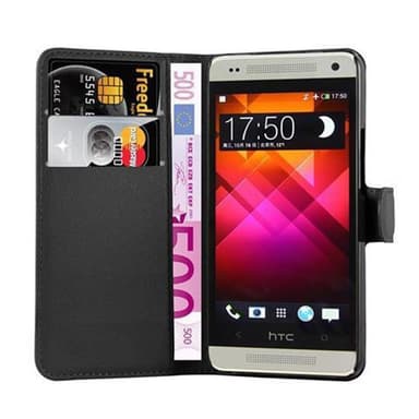 HTC ONE M4 MINI Deksel Etui Case (svart)
