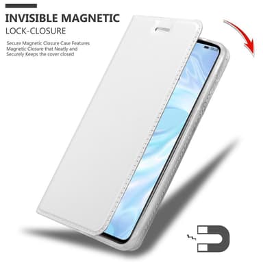 Huawei P30 lommebokdeksel etui (sølv)