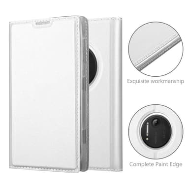 Nokia Lumia 1020 lommebokdeksel etui (sølv)