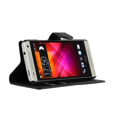 HTC ONE M4 MINI Deksel Etui Case (svart)
