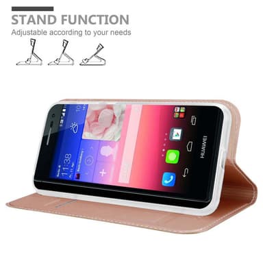 Huawei ASCEND P7 lommebokdeksel etui (rosa)