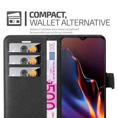 OnePlus 7 Deksel Etui Case (svart)