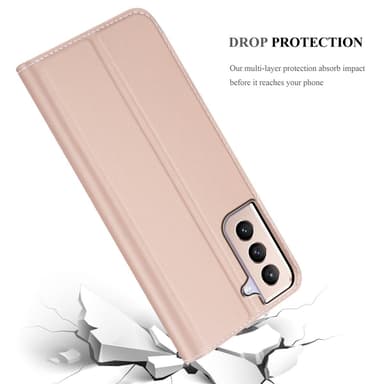 Samsung Galaxy S21 PLUS lommebokdeksel etui (rosa)