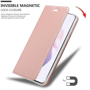 Samsung Galaxy S21 PLUS lommebokdeksel etui (rosa)