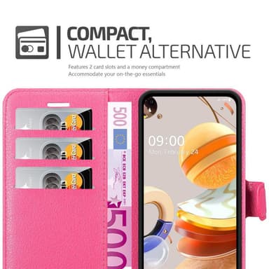 LG K61 Deksel Etui Case (rosa)